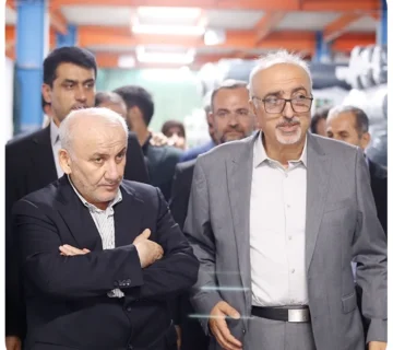 بازدید استاندار مازندران از کارخانه اکسیر ساز شمال