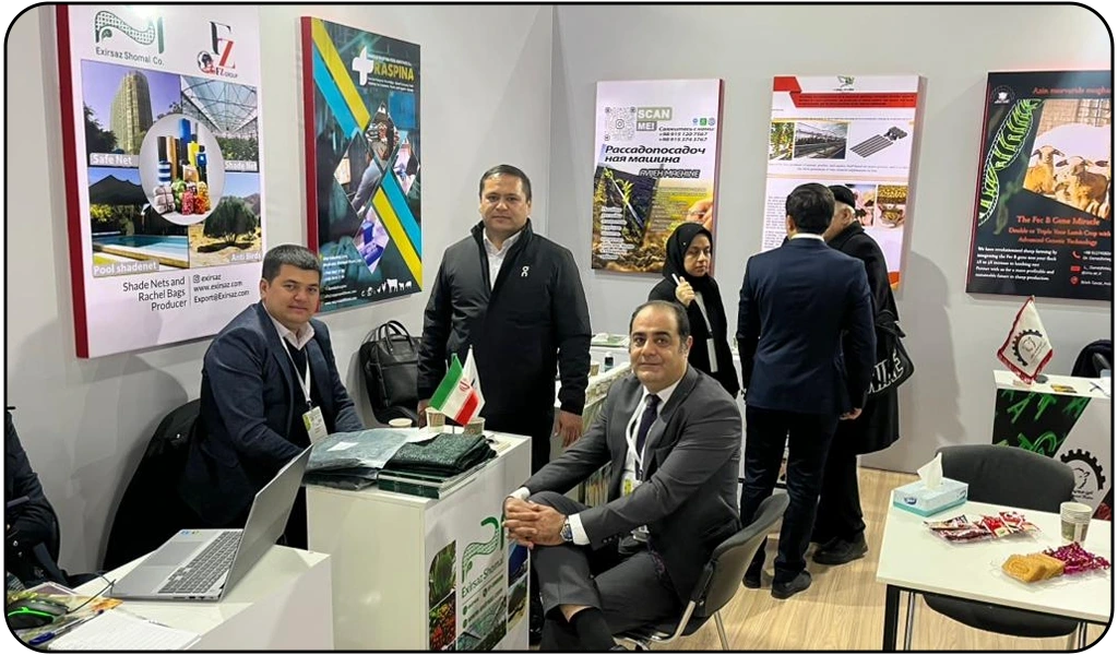 غرفه اکسیر ساز در نمایشگاه کشاورزی ازبکستان